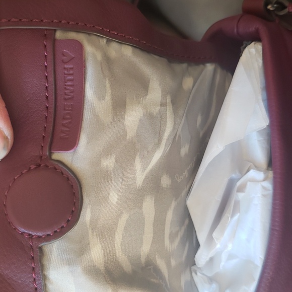 AIMEE KESTENBERG Broadway Mini Genuine Leather Crossbody Bag w/ Hidden Pocket - Picture 3 of 5